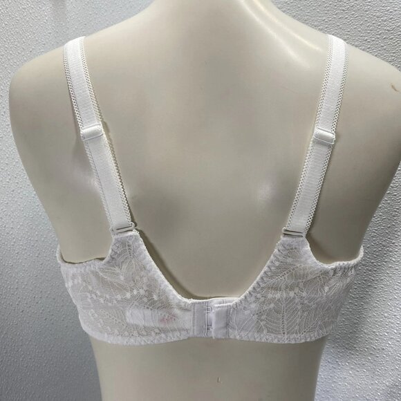 NEW SIMONE PERELE Women's Comète Moulded Unlined Underwire Bra White Size 36D - Picture 4 of 9